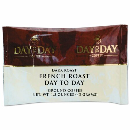 DAY TO DAY COFFEE Pure Coffee, French Roast, 1.5 oz Pack, 42PK PCO22005